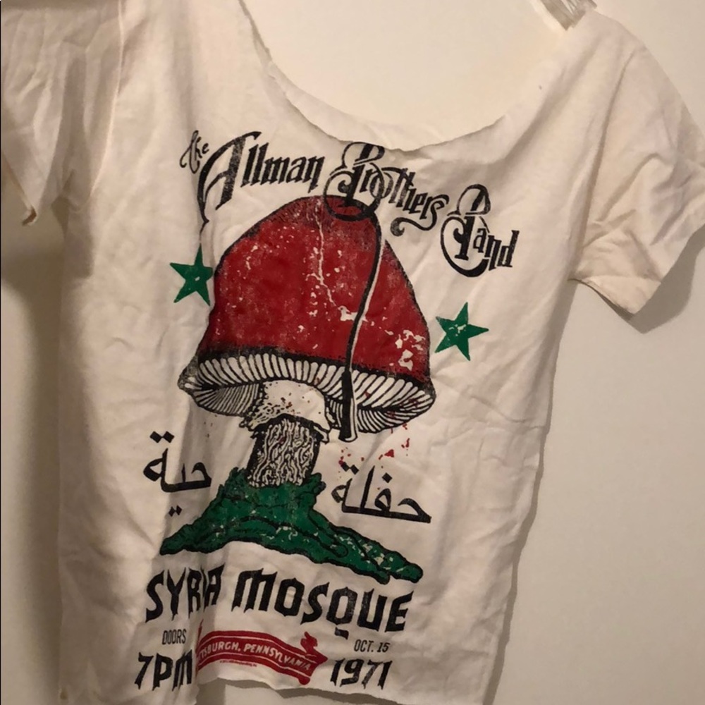 Cut allman brothers band shirt